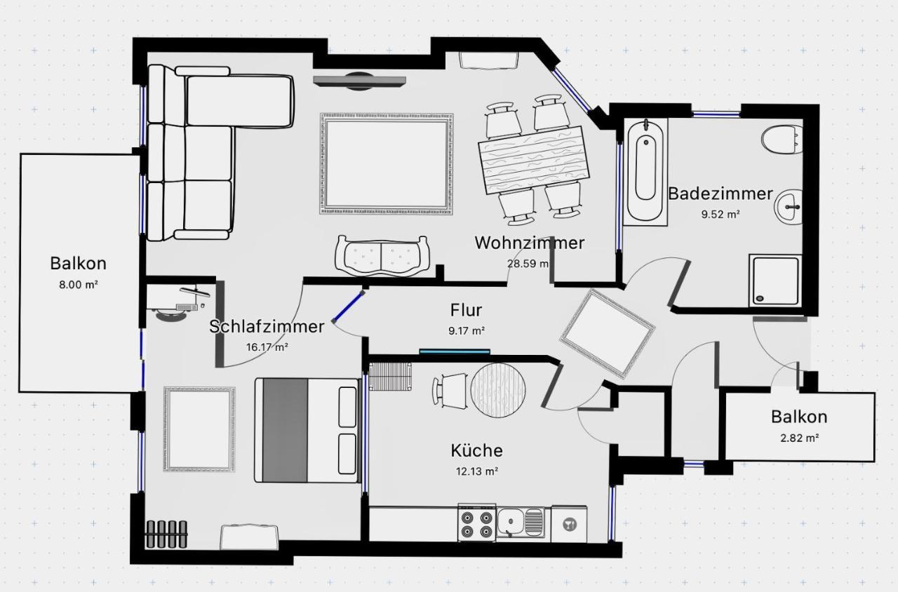 Urban Apartment - Stilvoll & Im Herzen Der Stadt Бремерхафен Экстерьер фото